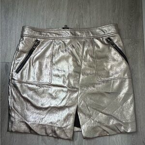 W118 by Walter Baker Shimmering Silver Skirt